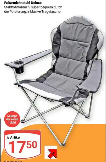 Globus Faltarmlehnstuhl Deluxe Angebot