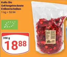 Globus KoRo Bio Gefriergetrocknete Erdbeerscheiben Angebot
