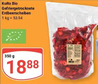 Globus KoRo Bio Gefriergetrocknete Erdbeerscheiben Angebot