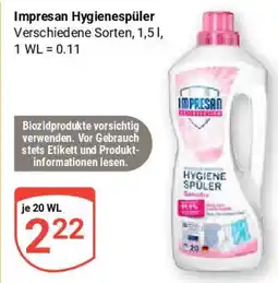 Globus Impresan Hygienespüler Angebot