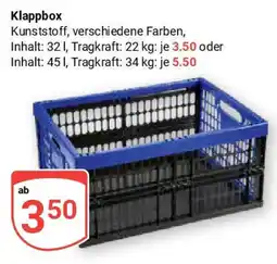 Globus Klappbox Angebot