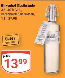 Globus Birkenhof Obstbrände Angebot