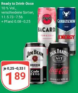Globus Ready to Drink-Dose Angebot
