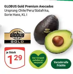 Globus GLOBUS Gold Premium Avocados Angebot