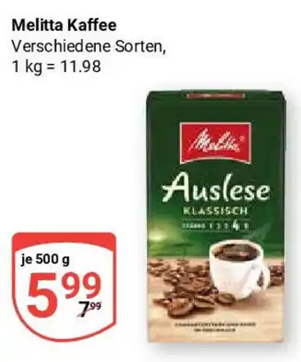 Globus Melitta Kaffee Angebot