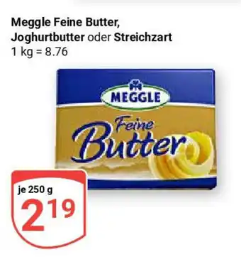 Globus Meggle Feine Butter, Joghurtbutter oder Streichzart Angebot