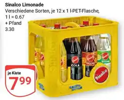 Globus Sinalco Limonade Angebot