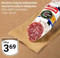 Globus Montorsi Original italienisches Cacciatore Salami-Stängchen Angebot