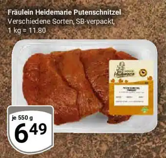Globus Fräulein Heidemarie Putenschnitzel Angebot