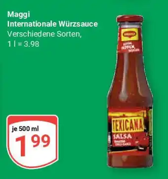 Globus Maggi Internationale Würzsauce Angebot