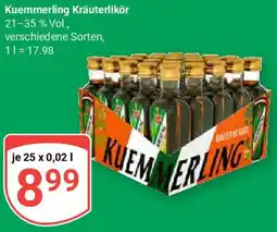Globus Kuemmerling Kräuterlikör Angebot