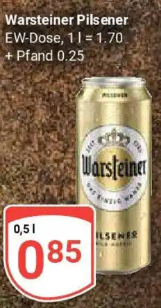 Globus Warsteiner Pilsener Angebot