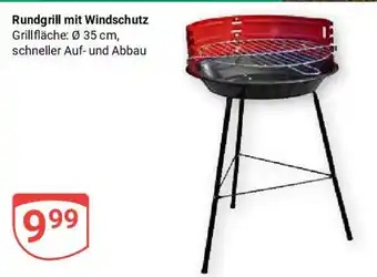 Globus Rundgrill mit Windschutz Angebot