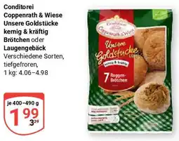 Globus Conditorei Coppenrath & Wiese Unsere Goldstücke kernig & kräftig Brötchen oder Laugengebäck Angebot