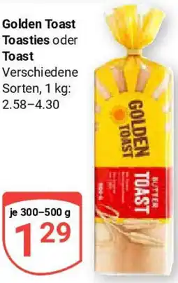 Globus Golden Toast Toasties oder Toast Angebot