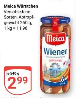 Globus Meica Würstchen Angebot