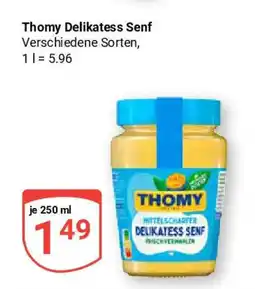 Globus Thomy Delikatess Senf Angebot