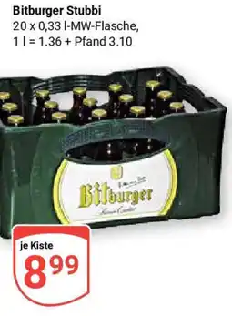Globus Bitburger Stubbi Angebot