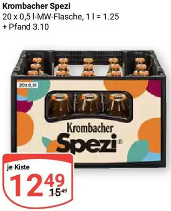 Globus Krombacher Spezi Angebot