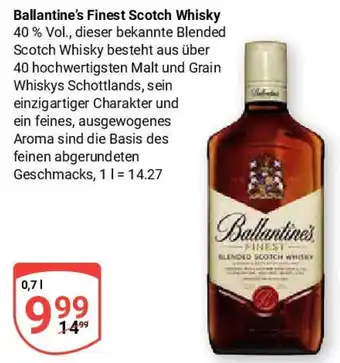 Globus Ballantine's Finest Scotch Whisky Angebot