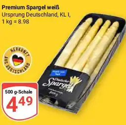 Globus Premium Spargel weiß Angebot