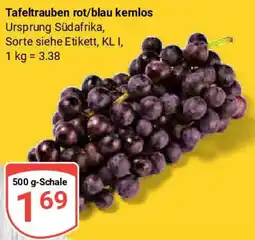Globus Tafeltrauben rot/blau kernlos Angebot