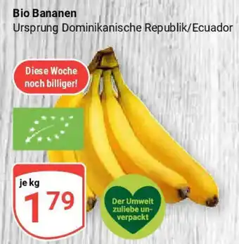 Globus Bio Bananen Angebot