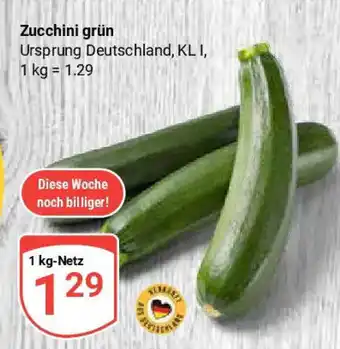 Globus Zucchini grün Angebot