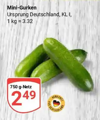 Globus Mini-Gurken Angebot