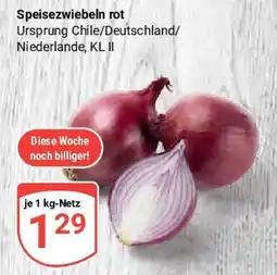 Globus Speisezwiebeln rot Angebot