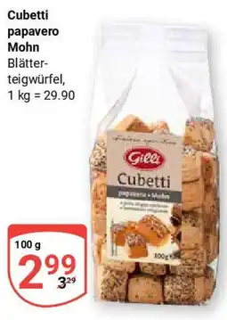 Globus Cubetti papavero Mohn Angebot