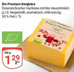 Globus Bio Premium Bergkäse Angebot