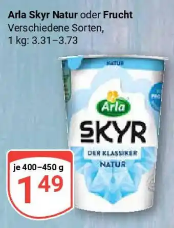 Globus Arla Skyr Natur oder Frucht Angebot