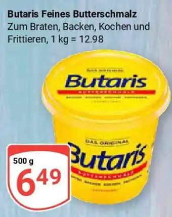Globus Butaris Feines Butterschmalz Angebot