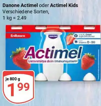 Globus Danone Actimel oder Actimel Kids Angebot