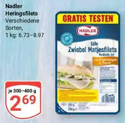 Globus Nadler Heringsfilets Angebot
