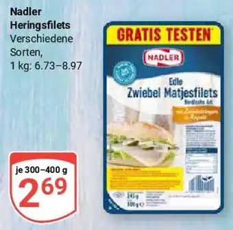 Globus Nadler Heringsfilets Angebot
