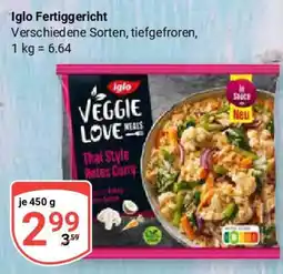 Globus Iglo Fertiggericht Angebot