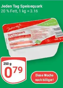 Globus Jeden Tag Speisequark Angebot