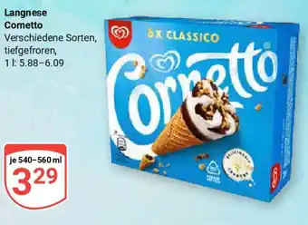 Globus Langnese Cornetto Angebot