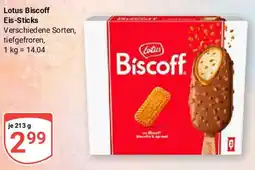 Globus Lotus Biscoff Eis-Sticks Angebot