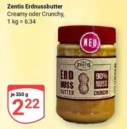 Globus Zentis Erdnussbutter Angebot