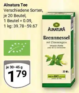 Globus Alnatura Tee Angebot