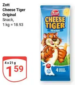 Globus Zott Cheese Tiger Original Angebot