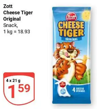Globus Zott Cheese Tiger Original Angebot