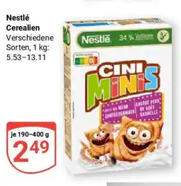 Globus Nestlé Cerealien Angebot