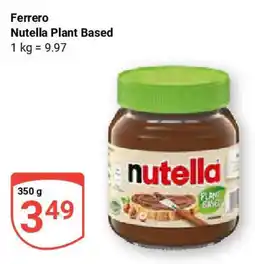 Globus Ferrero Nutella Plant Based Angebot