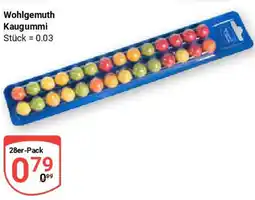 Globus Wohlgemuth Kaugummi Angebot