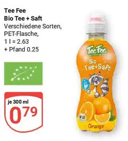 Globus Tee Fee Bio Tee + Saft Angebot