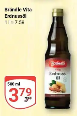 Globus Brändle Vita Erdnussöl Angebot